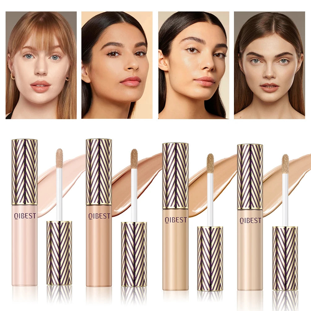 4 Colors Concealer Liquid Foundation Face Makeup Cream Full Coverage Liquid Concealer Lasting Correcteur Contour Primer Cosmetic