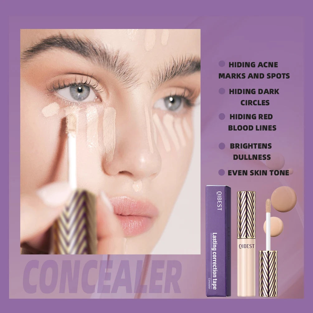 4 Colors Concealer Liquid Foundation Face Makeup Cream Full Coverage Liquid Concealer Lasting Correcteur Contour Primer Cosmetic